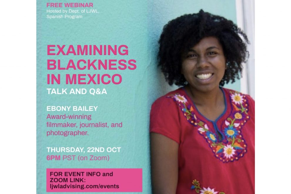 Ebony Bailey PLNU examining blackness poster