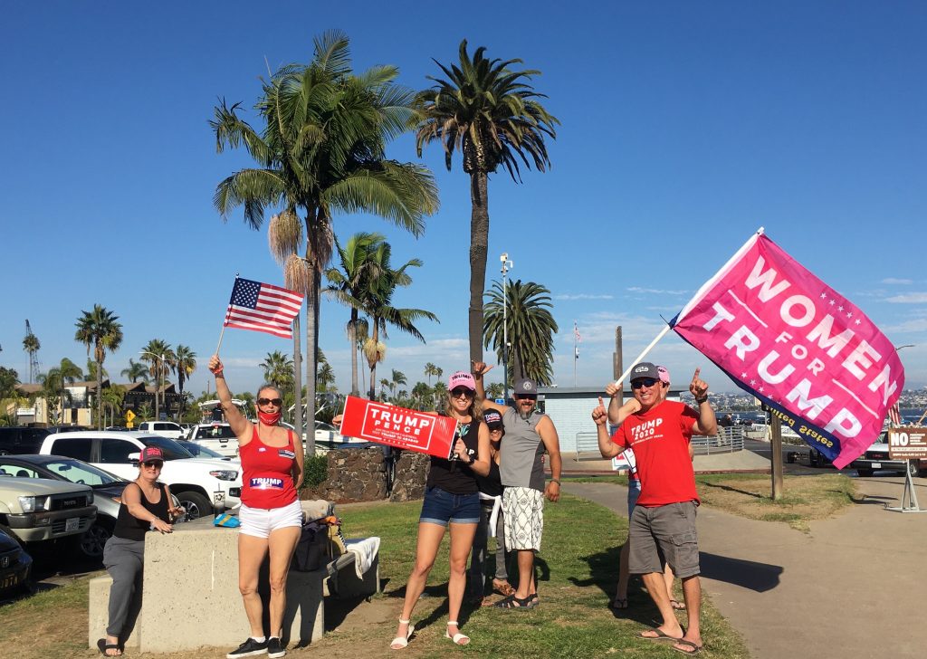 Trump boat parade San Diego