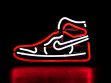 nike shoes neon sign