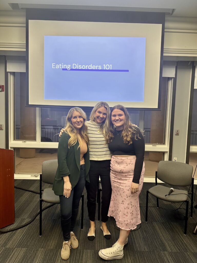 Left to right: AJ Galante, Carrie Gunn and Megan Erb. Photo credit to Madison Lasus.