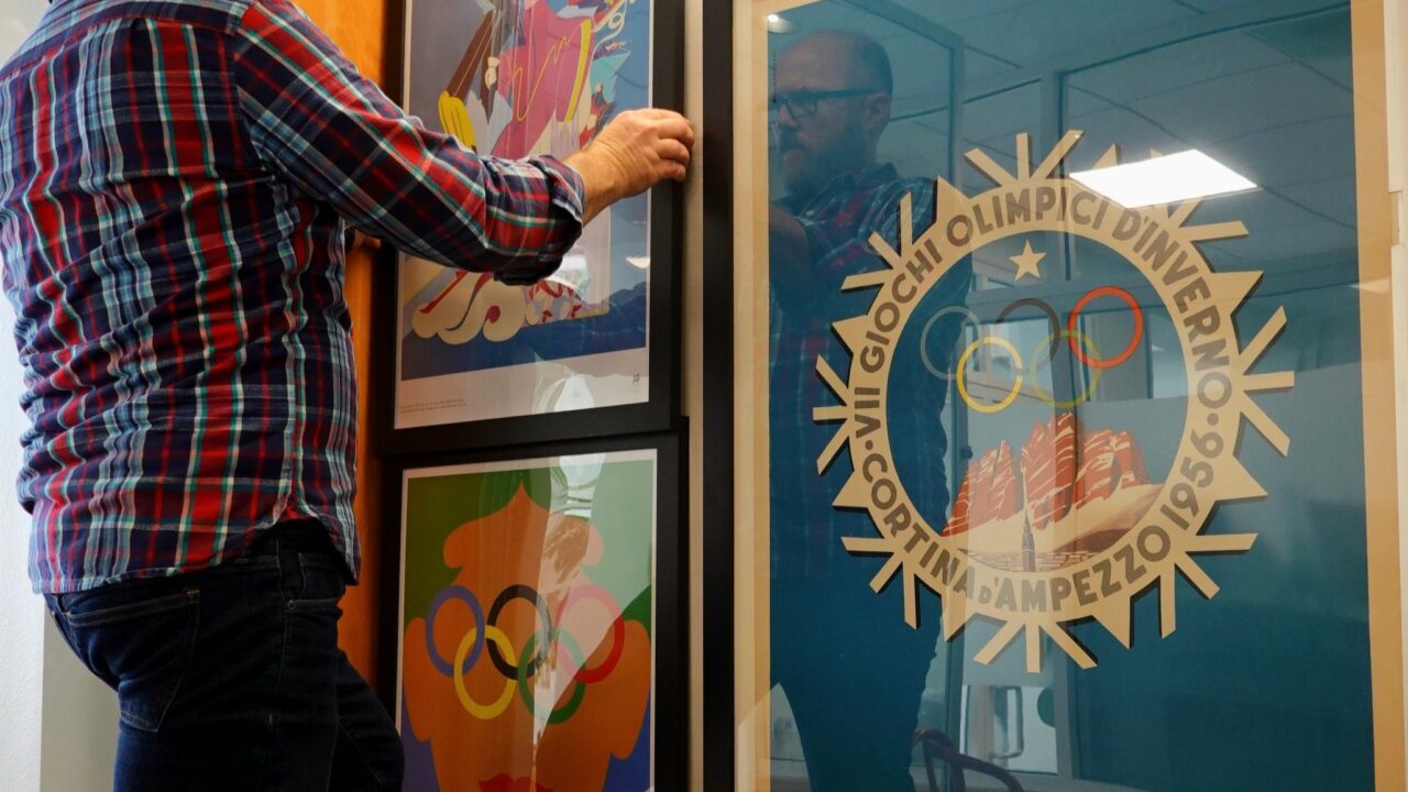 Art installation in Ryan Library preserves Olympics legacy